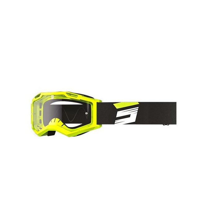 Shot Assault 2.0 - claw neon yellow glossy / clear lens - gogle offroad/cross/enduro