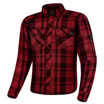 koszula shima szima czerwona red przewiewna lekka AA na moto motocyklowa