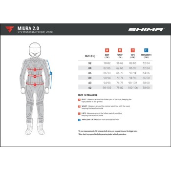 Shima Miura 2.0 - black/white/red - damska kurtka skórzana motocyklowa