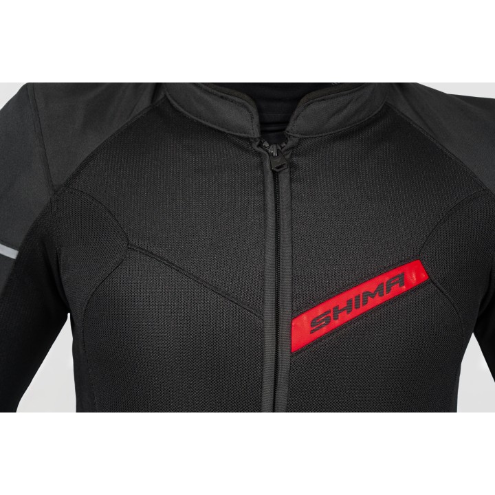 Shima X-Mesh 2.0 - black - lekka kurtka motocyklowa na lato