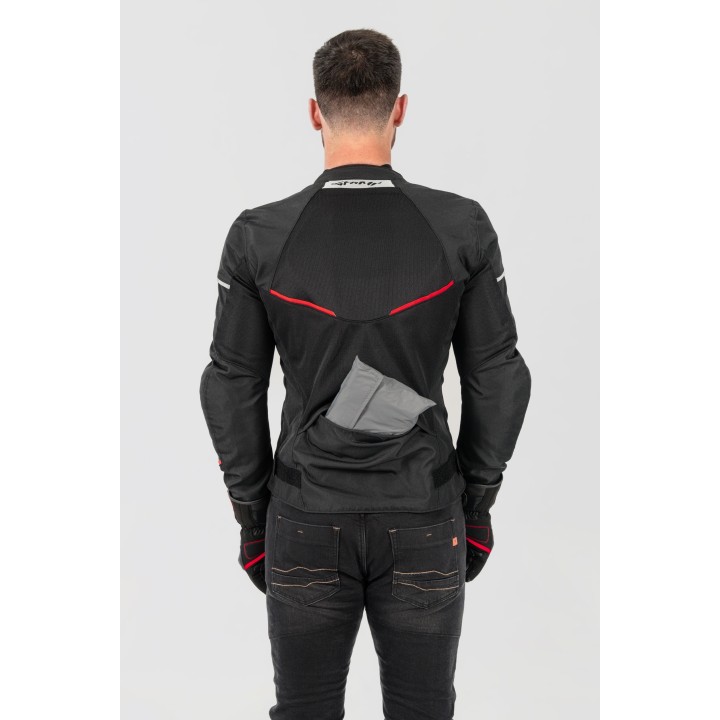 Shima X-Mesh 2.0 - black - lekka kurtka motocyklowa na lato