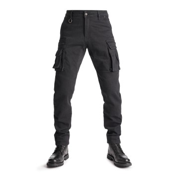 pando desert cargo jeansy bojówki motocyklowe AA motor lekkie przewiewne czarne spodnie