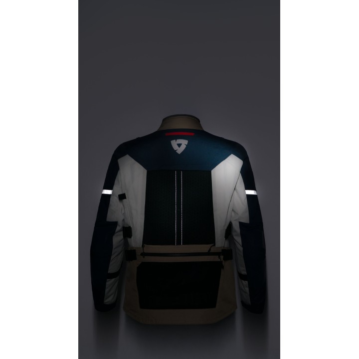 REV'IT! Sand 5 - silver/anthracite - turystyczna kurtka motocyklowa