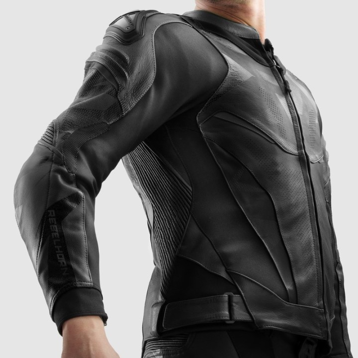 Rebelhorn Inferno - black - skórzana kurtka motocyklowa