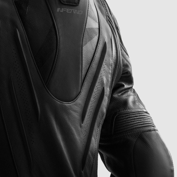 Rebelhorn Inferno - black - skórzana kurtka motocyklowa
