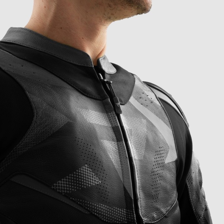 Rebelhorn Inferno - black - skórzana kurtka motocyklowa