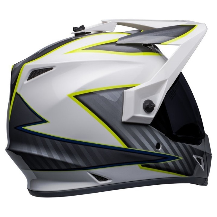 Bell MX-9 Adventure - Dalton white/fluo - kask ATV, motocyklowy, enduro