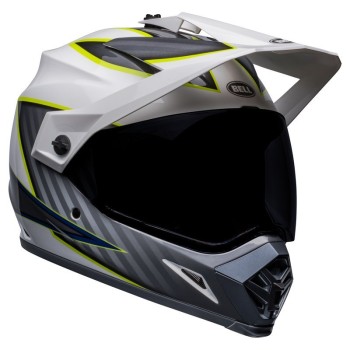 Bell MX-9 Adventure - Dalton white/fluo - kask ATV, motocyklowy, enduro