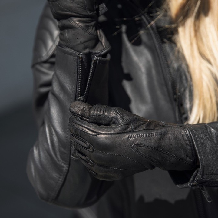 Rebelhorn Impala Lady - black - damska skórzana kurtka motocyklowa