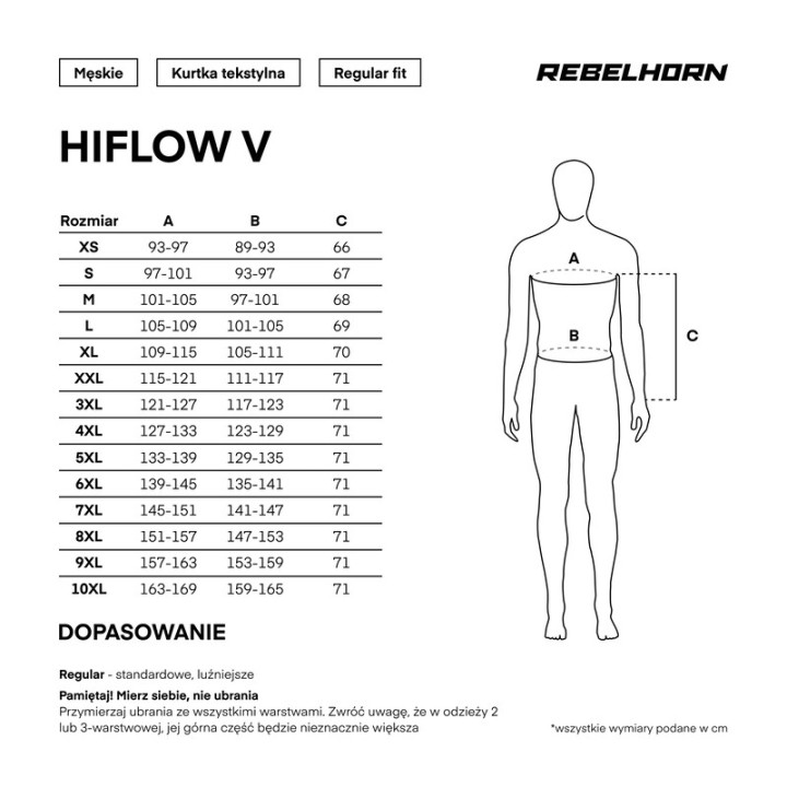 Rebelhorn Hiflow V - black - kurtka motocyklowa