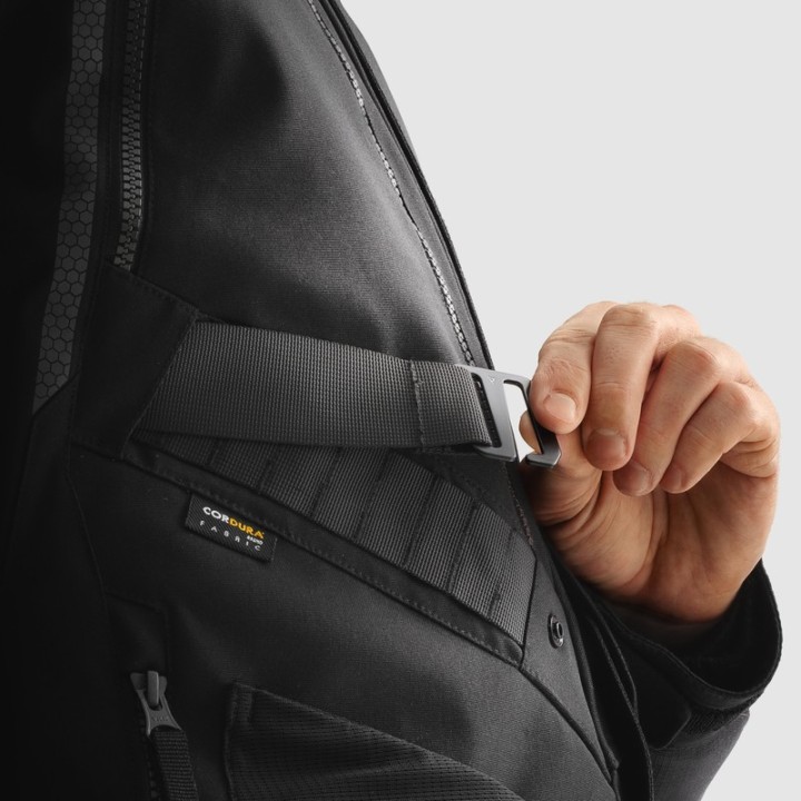 Rebelhorn Hardy 3.0 - black - turystyczna kurtka motocyklowa