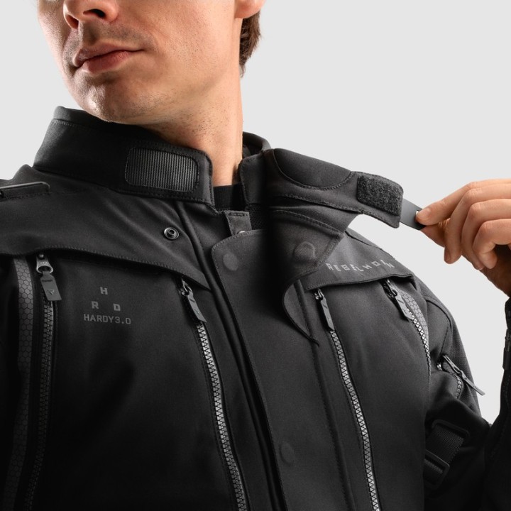 Rebelhorn Hardy 3.0 - black - turystyczna kurtka motocyklowa