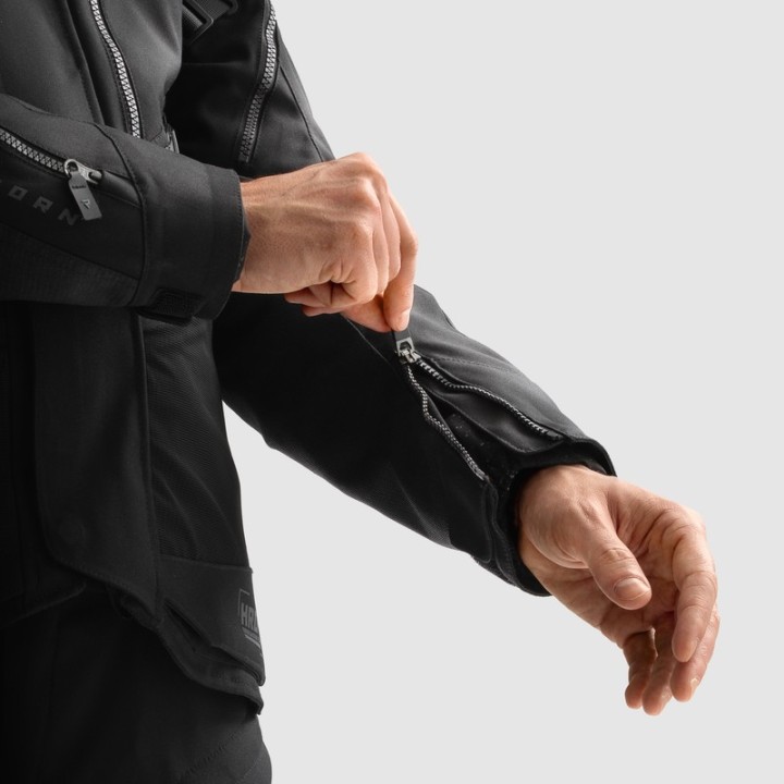 Rebelhorn Hardy 3.0 - black - turystyczna kurtka motocyklowa