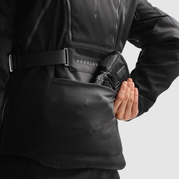 Rebelhorn Hardy 3.0 - black - turystyczna kurtka motocyklowa
