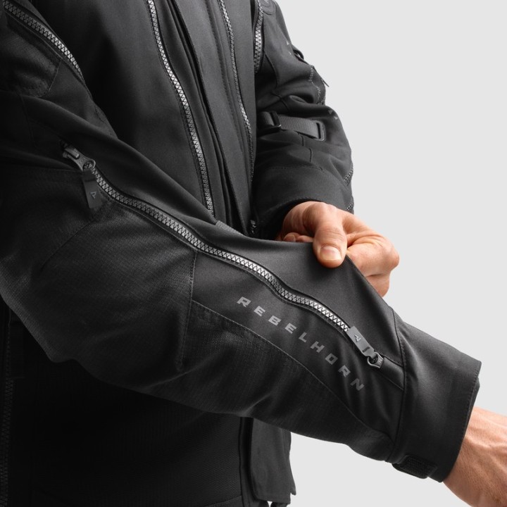 Rebelhorn Hardy 3.0 - black - turystyczna kurtka motocyklowa