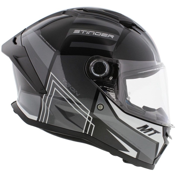 Kask MT Stinger 2 - Tron B12 gloss - kask motocyklowy