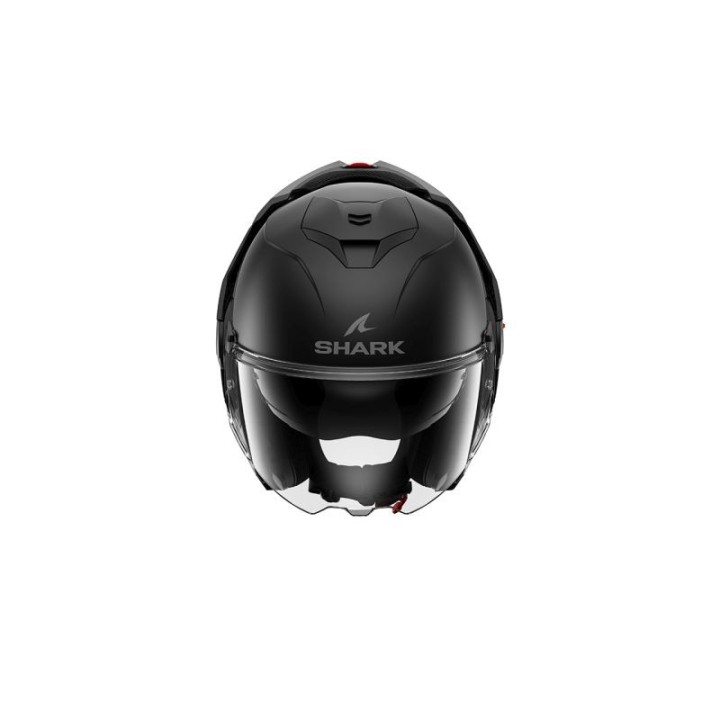 Shark OXO - black matt - szczękowy kask Flip Back motocyklowy