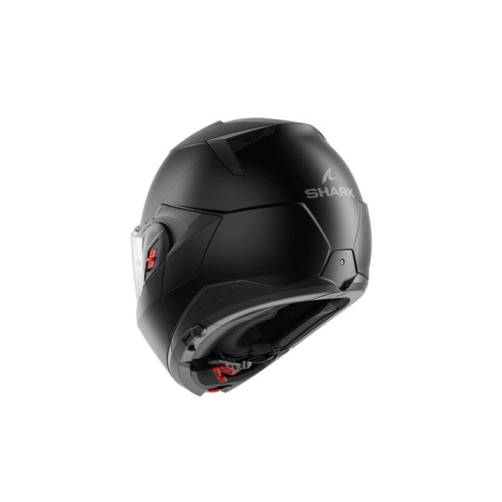 Shark OXO - black matt - szczękowy kask Flip Back motocyklowy