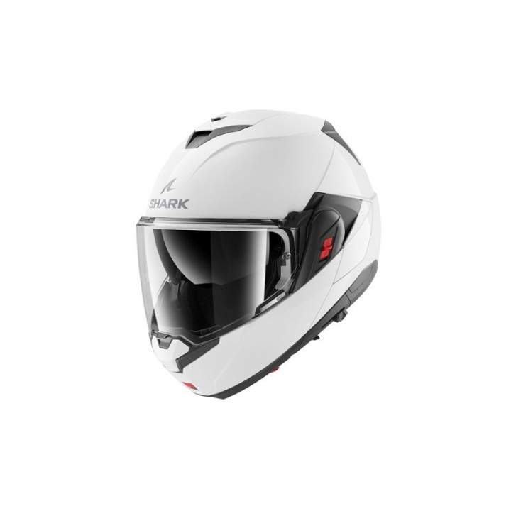 Shark OXO - white gloss - szczękowy kask Flip Back motocyklowy