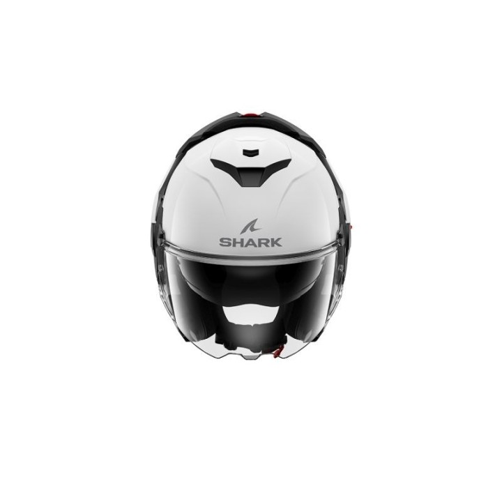 Shark OXO - white gloss - szczękowy kask Flip Back motocyklowy