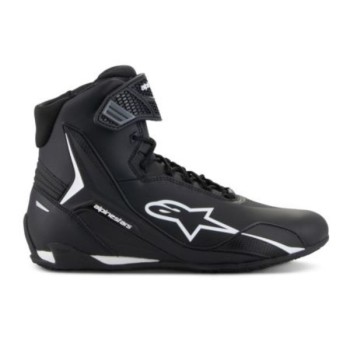 Alpinestars Faster 4 - black / white - krótkie buty motocyklowe unisex / męskie / damskie