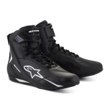 Alpinestars Faster 4 - black / white - krótkie buty motocyklowe