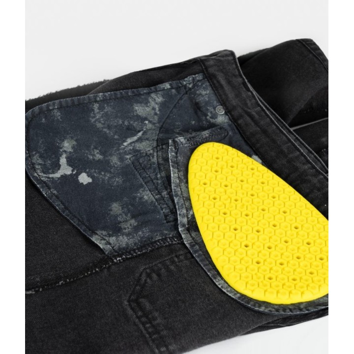 Knox Colton - charcoal - damskie jeansy skinny fit motocyklowe AA