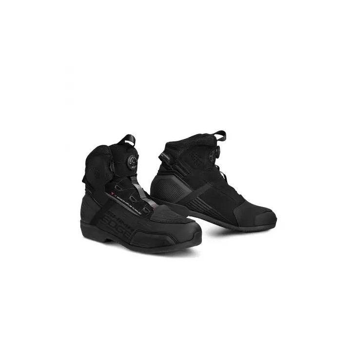 Shima Edge WP - black - wodoodporne buty motocyklowe