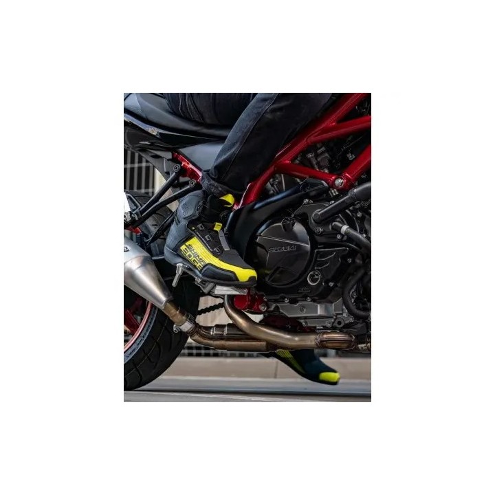 Shima Edge WP - black - wodoodporne buty motocyklowe