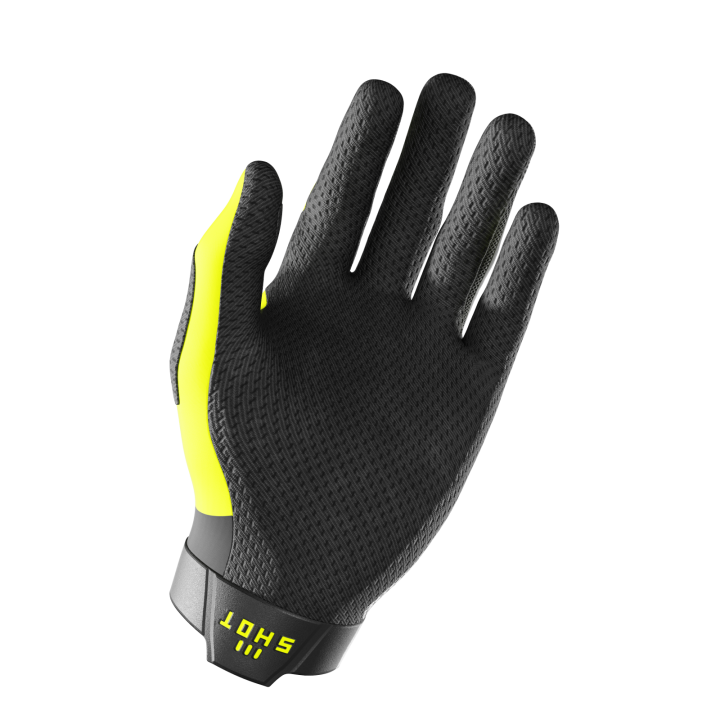 Shot Lite Pro - neon yellow - rękawice cross, enduro, ADV, quad
