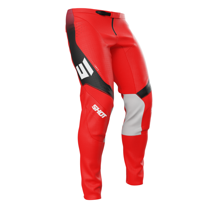 Shot Contact- Ionyx red - spodnie offroad/cross/enduro/adv