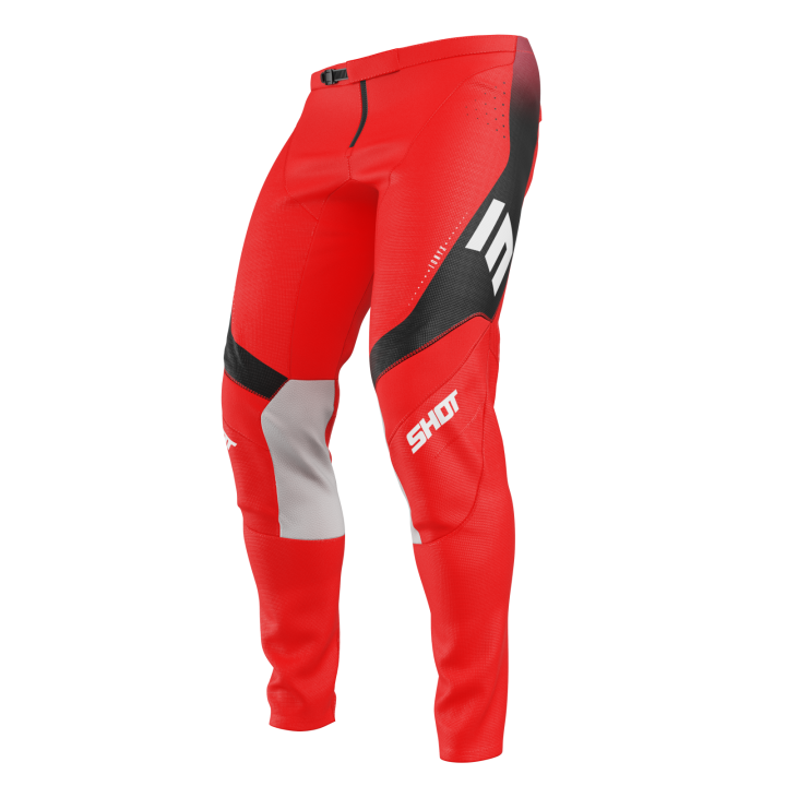Shot Contact- Ionyx red - spodnie offroad/cross/enduro/adv
