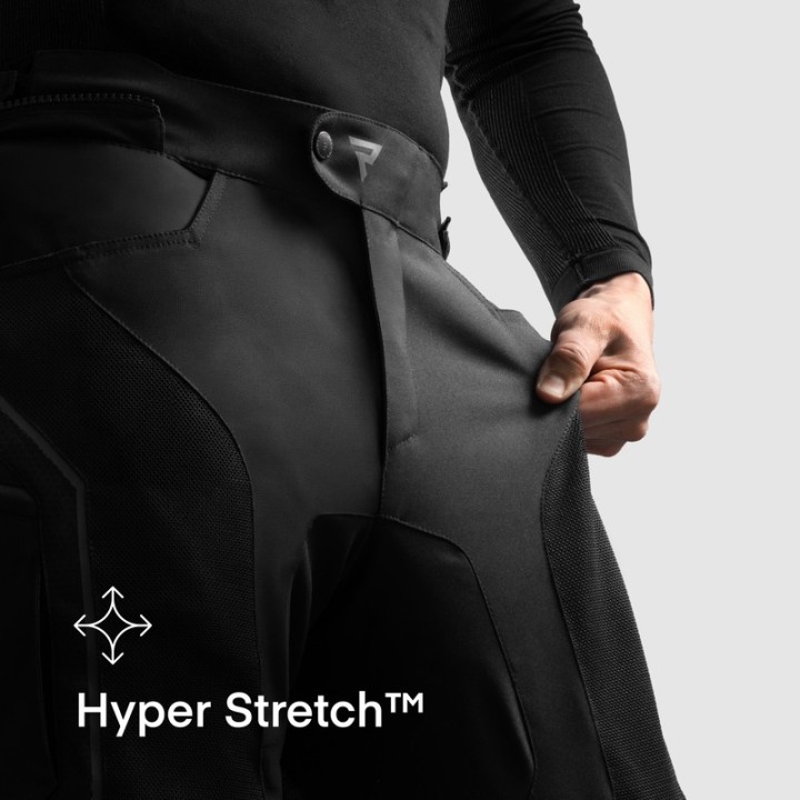 Rebelhorn Hiflow V - black - spodnie tekstylne motocyklowe