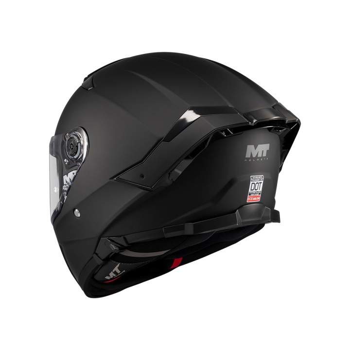 MT Thunder 4 - Pure A1 Matt black - kask integralny motocyklowy