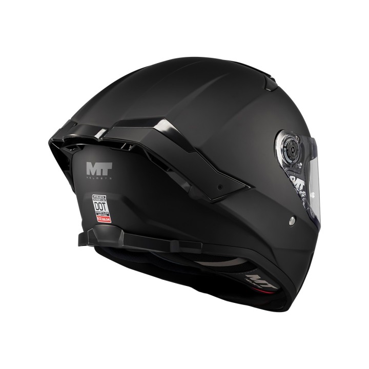 MT Thunder 4 - Pure A1 Matt black - kask integralny motocyklowy
