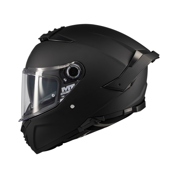MT Thunder 4 - Pure A1 Matt black - kask integralny motocyklowy