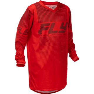 Fly Racing F-16 Junior - red - dziecięca koszulka crossowa