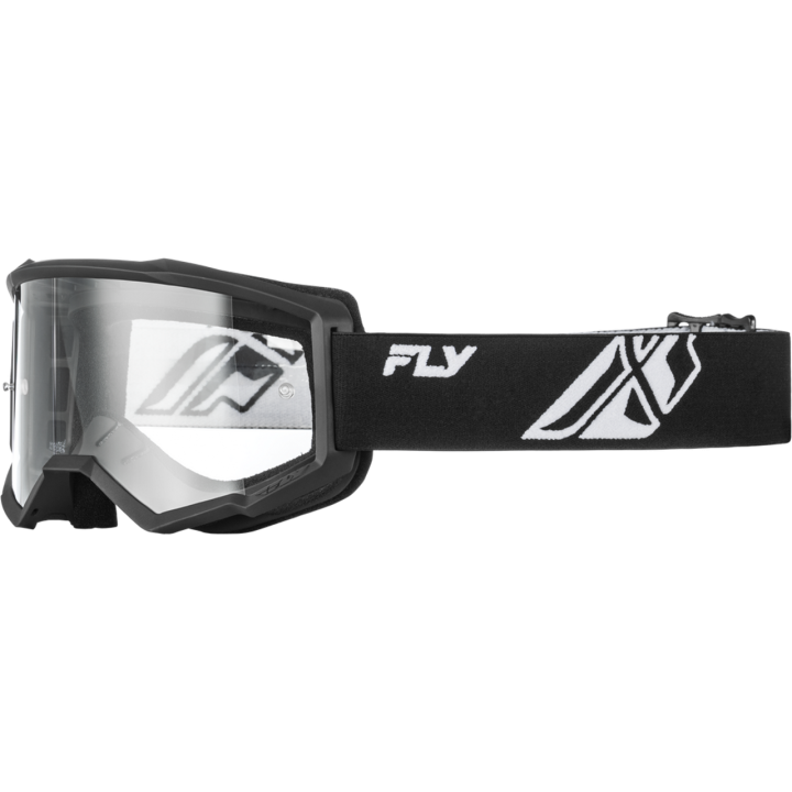 Fly Racing Focus - white/black - gogle crossowe, ATV
