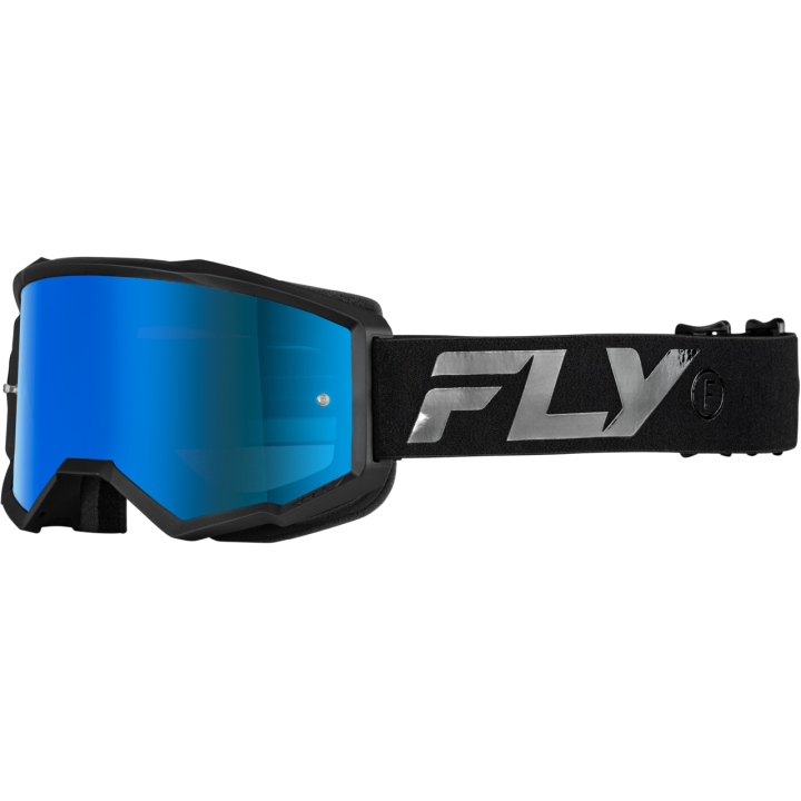Fly Zone - iridium black - gogle cross, enduro, ATV, quad