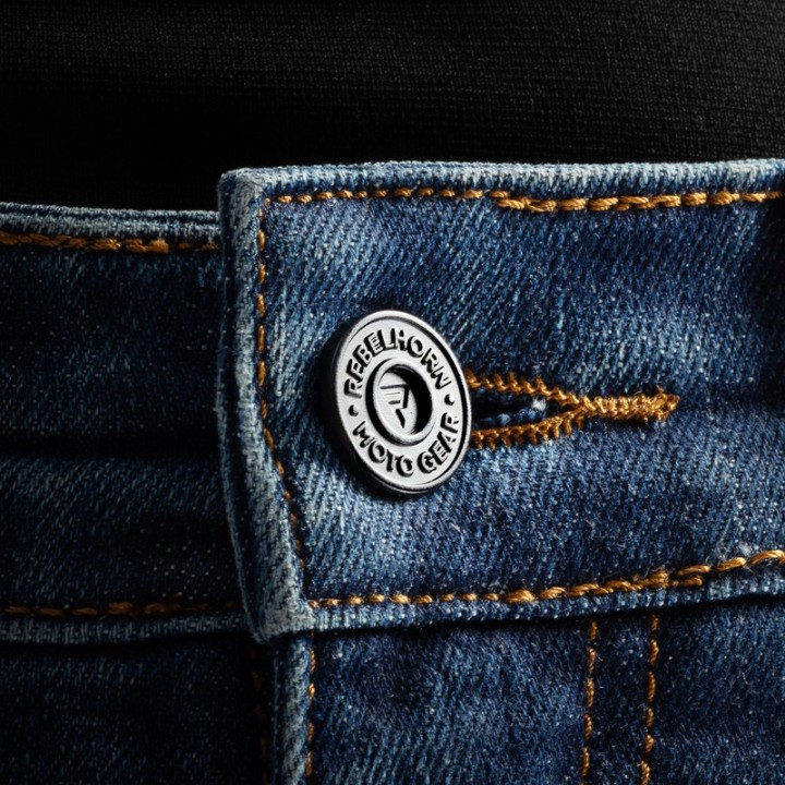 Rebelhorn Classic Mono - washed blue - jeansy motocyklowe