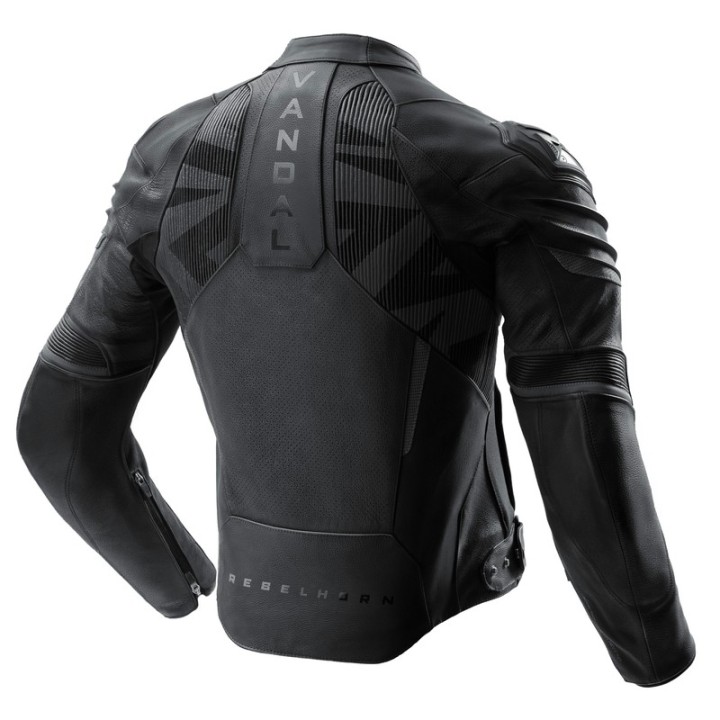 Rebelhorn Vandal 2 - Black - skórzana kurtka motocyklowa