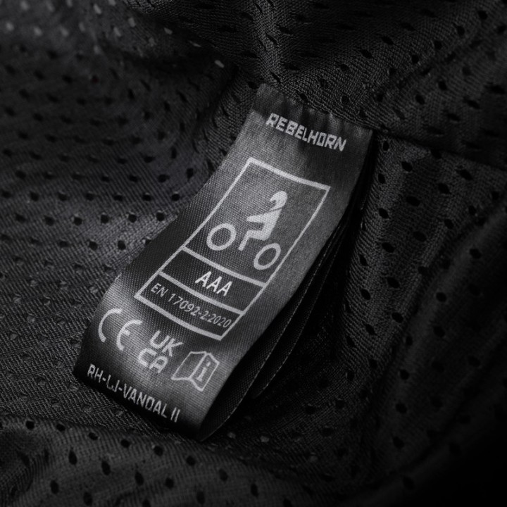 Rebelhorn Vandal 2 - Black - skórzana kurtka motocyklowa