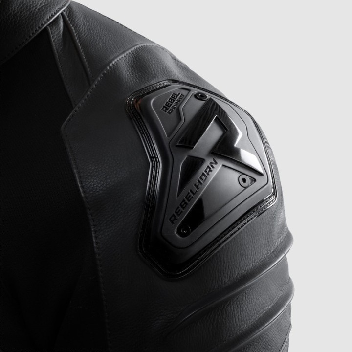 Rebelhorn Vandal 2 - Black - skórzana kurtka motocyklowa