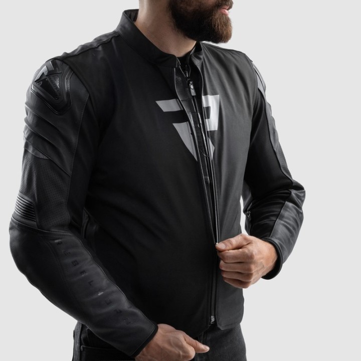 Rebelhorn Vandal 2 - Black - skórzana kurtka motocyklowa