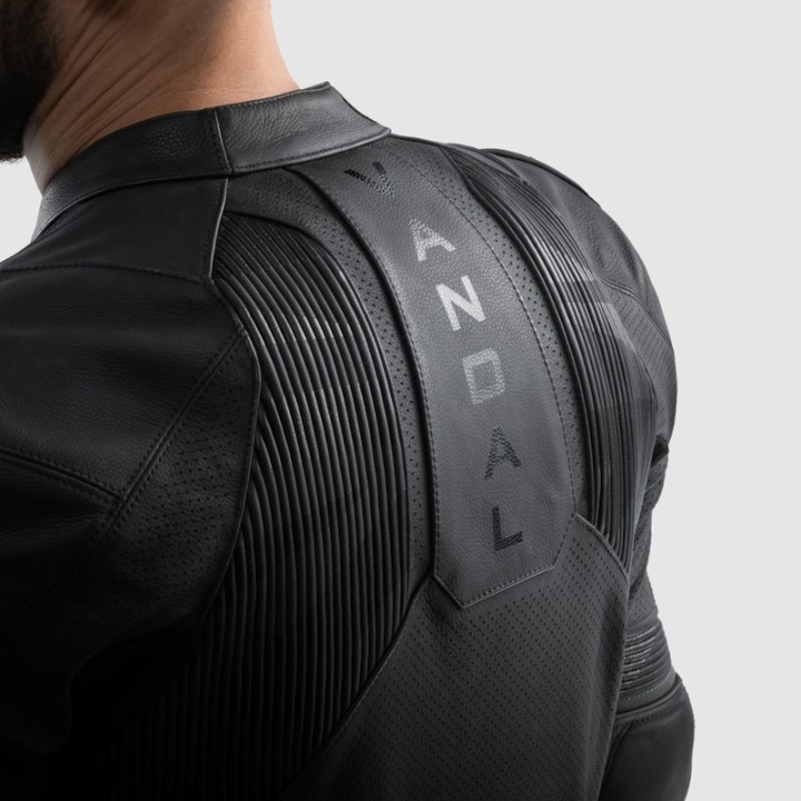 Rebelhorn Vandal 2 - Black - skórzana kurtka motocyklowa