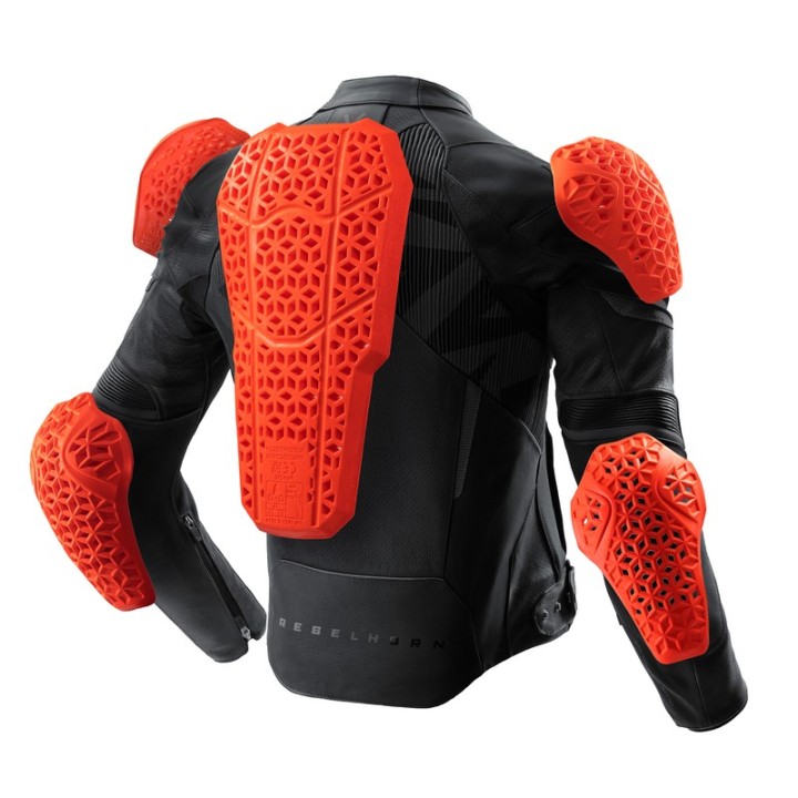 Rebelhorn Vandal 2 - Black - skórzana kurtka motocyklowa