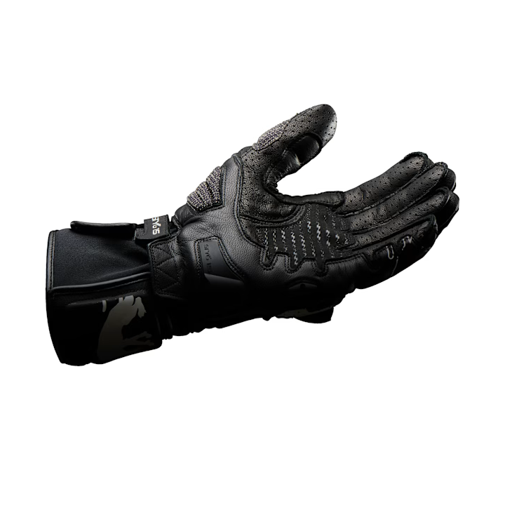 Furygan Styg 15 Vented - black / white - sportowe przewiewne rękawice motocyklowe