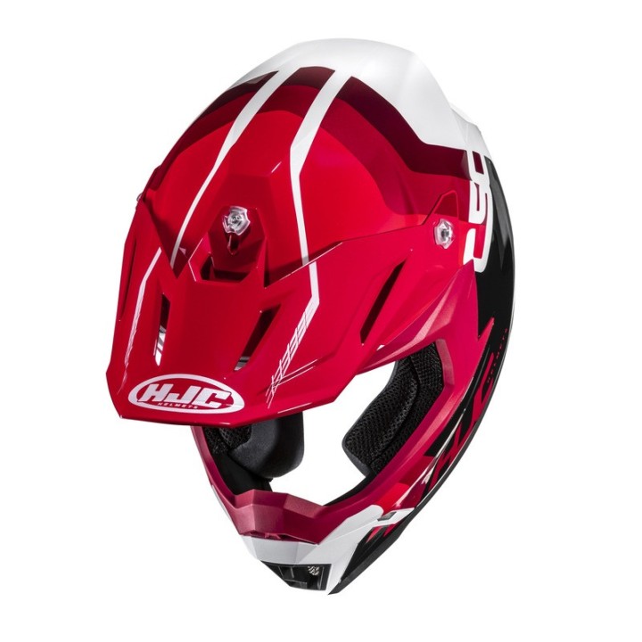 HJC C50 - Primal red/white - crossowy kask motocyklowy