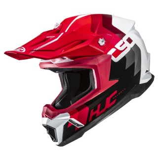 kask cross crossowy HJC C50 red white czerwony mx atv na quada