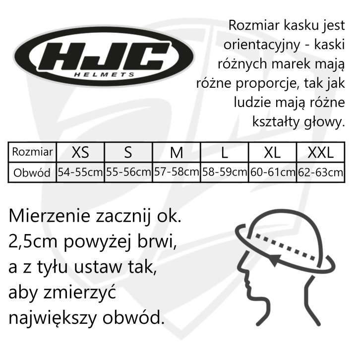 HJC C50 - Primal red/white - crossowy kask motocyklowy